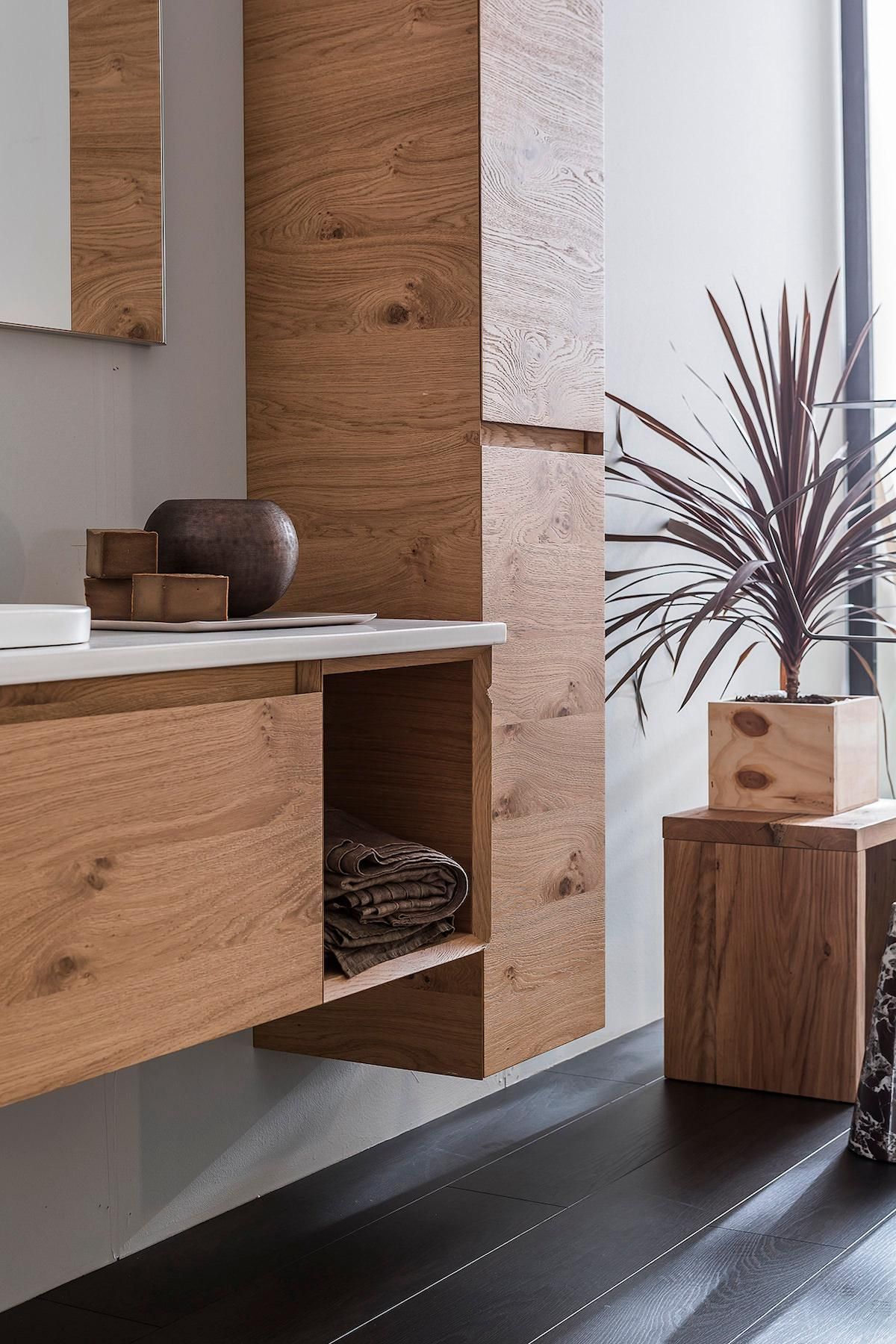 Mobili bagno in legno City 4 di Loetrà