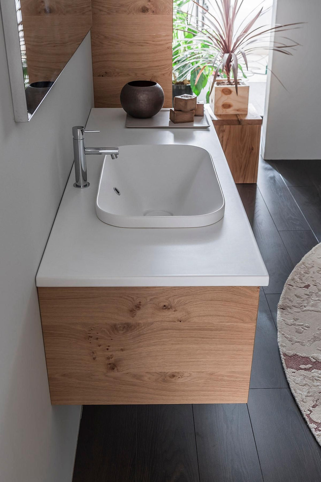 Mobili bagno in legno City 4 di Loetrà