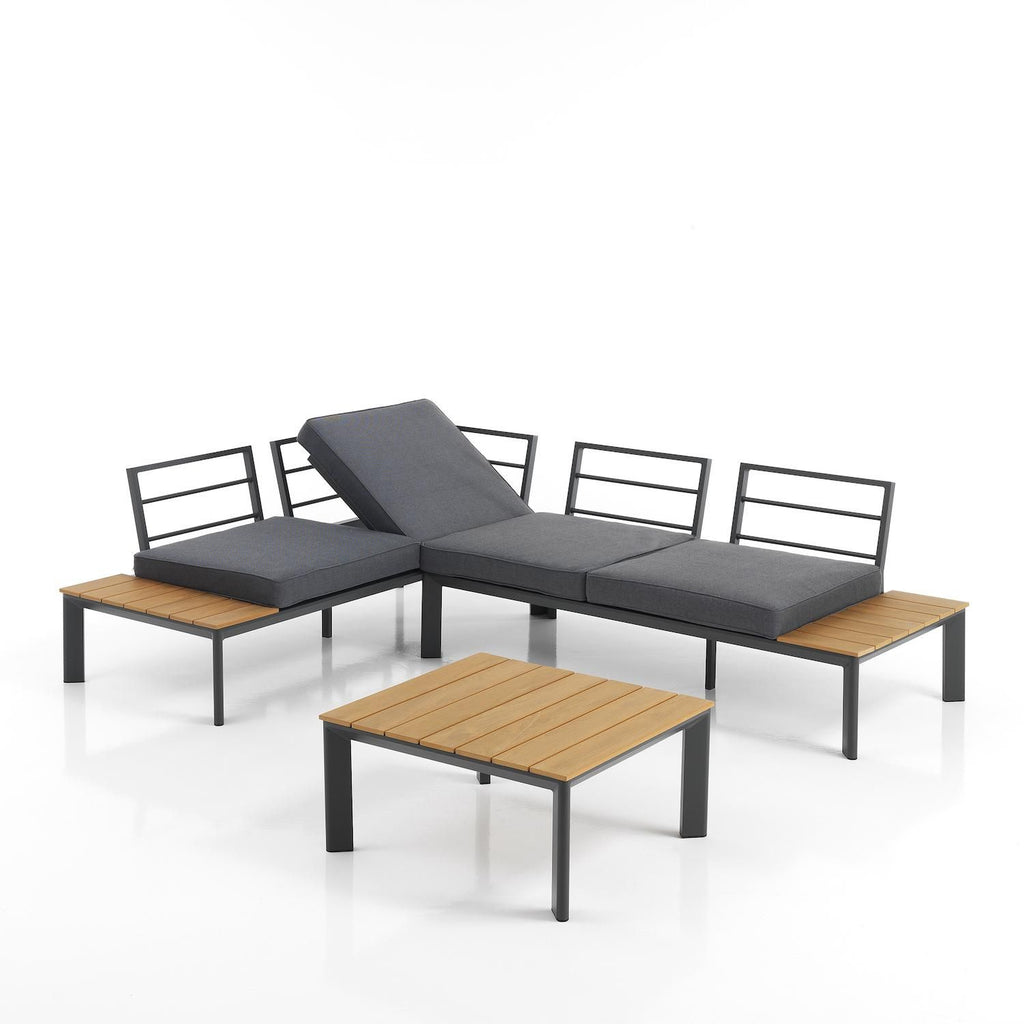 Salotto da giardino angolare moderno Camarillo