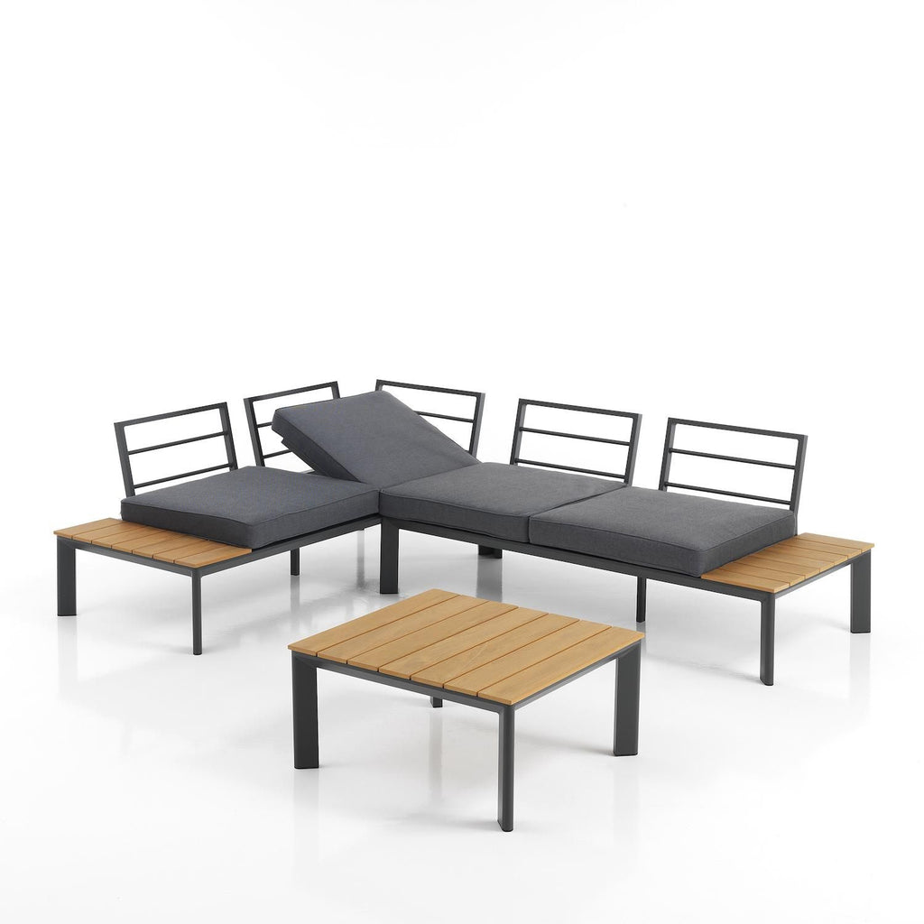 Salotto da giardino angolare moderno Camarillo