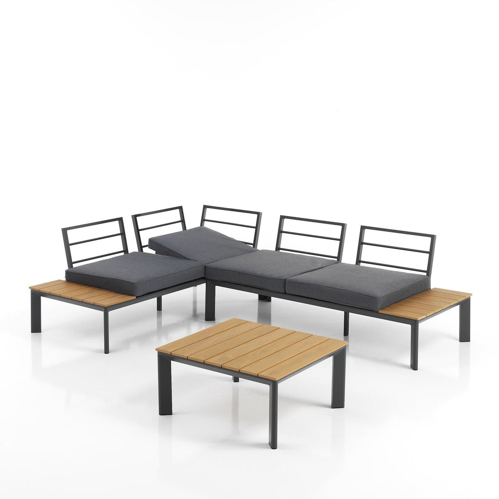 Salotto da giardino angolare moderno Camarillo