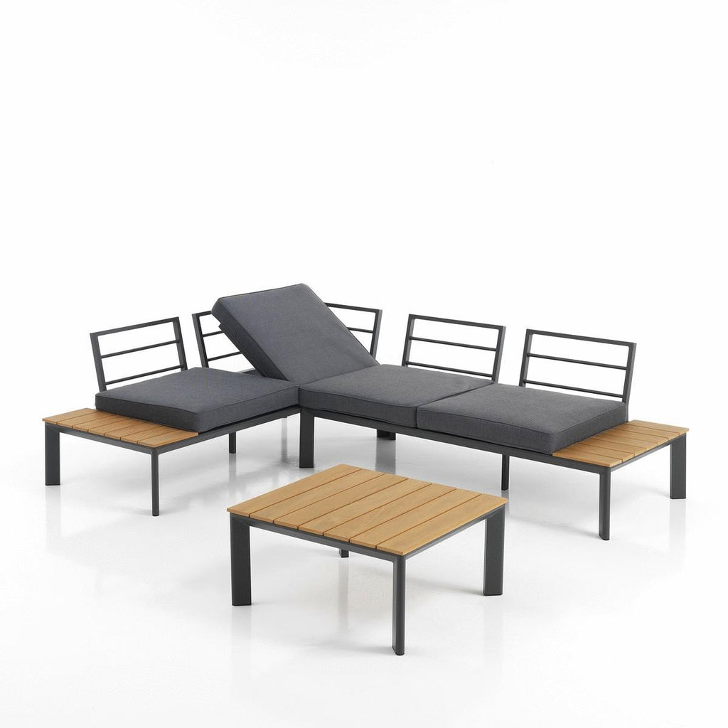 Salotto da giardino angolare moderno Camarillo