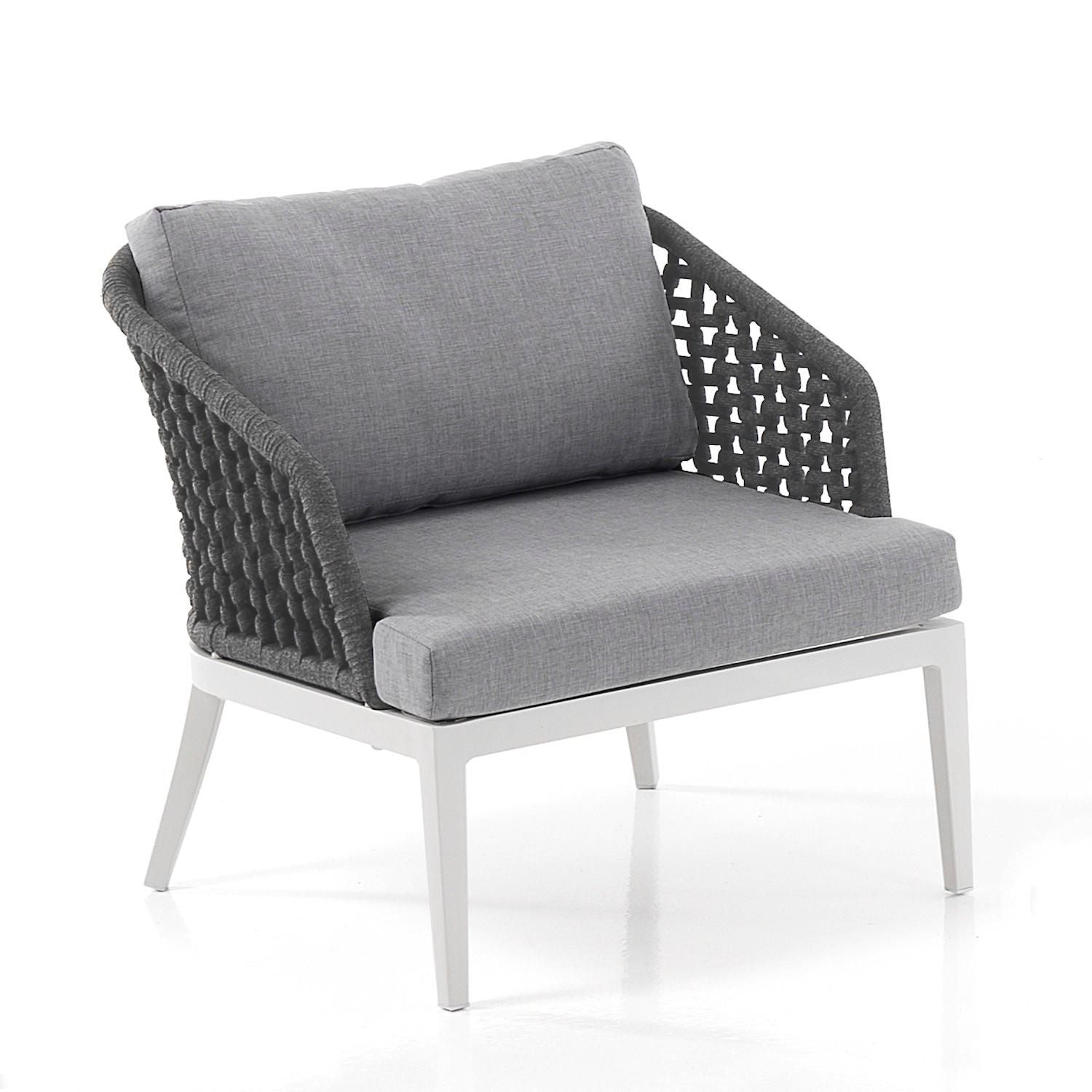 Salotto da giardino moderno in alluminio Colorado