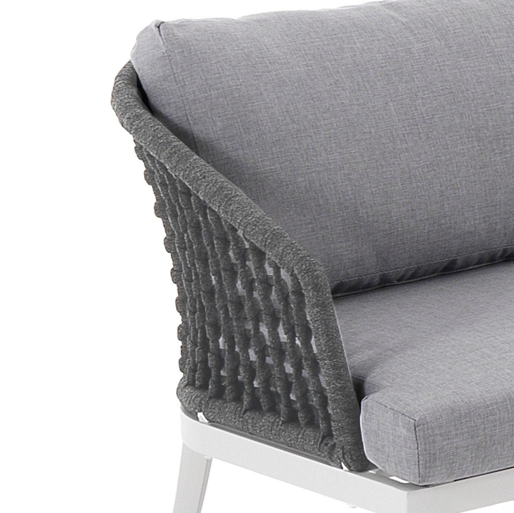 Salotto da giardino moderno in alluminio Colorado