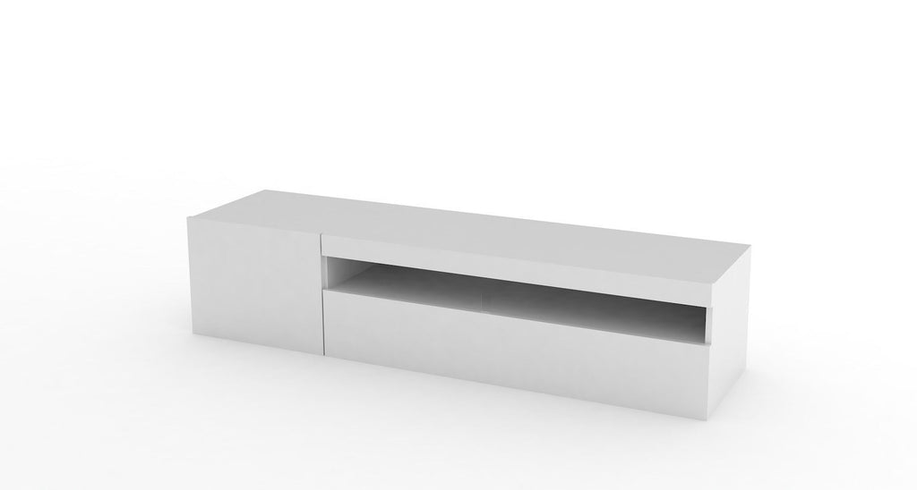 Base porta TV in legno 150 cm Bandol White