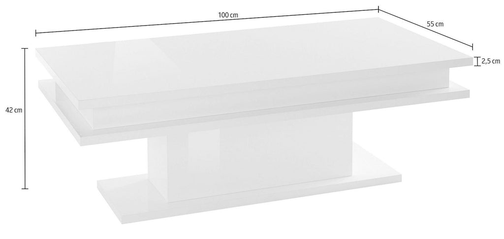 Tavolino da salotto con illuminazione Grem LED
