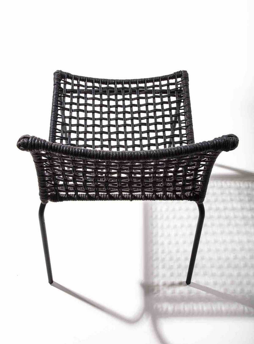 Sedie impilabili Apollonia in corda di juta intrecciata