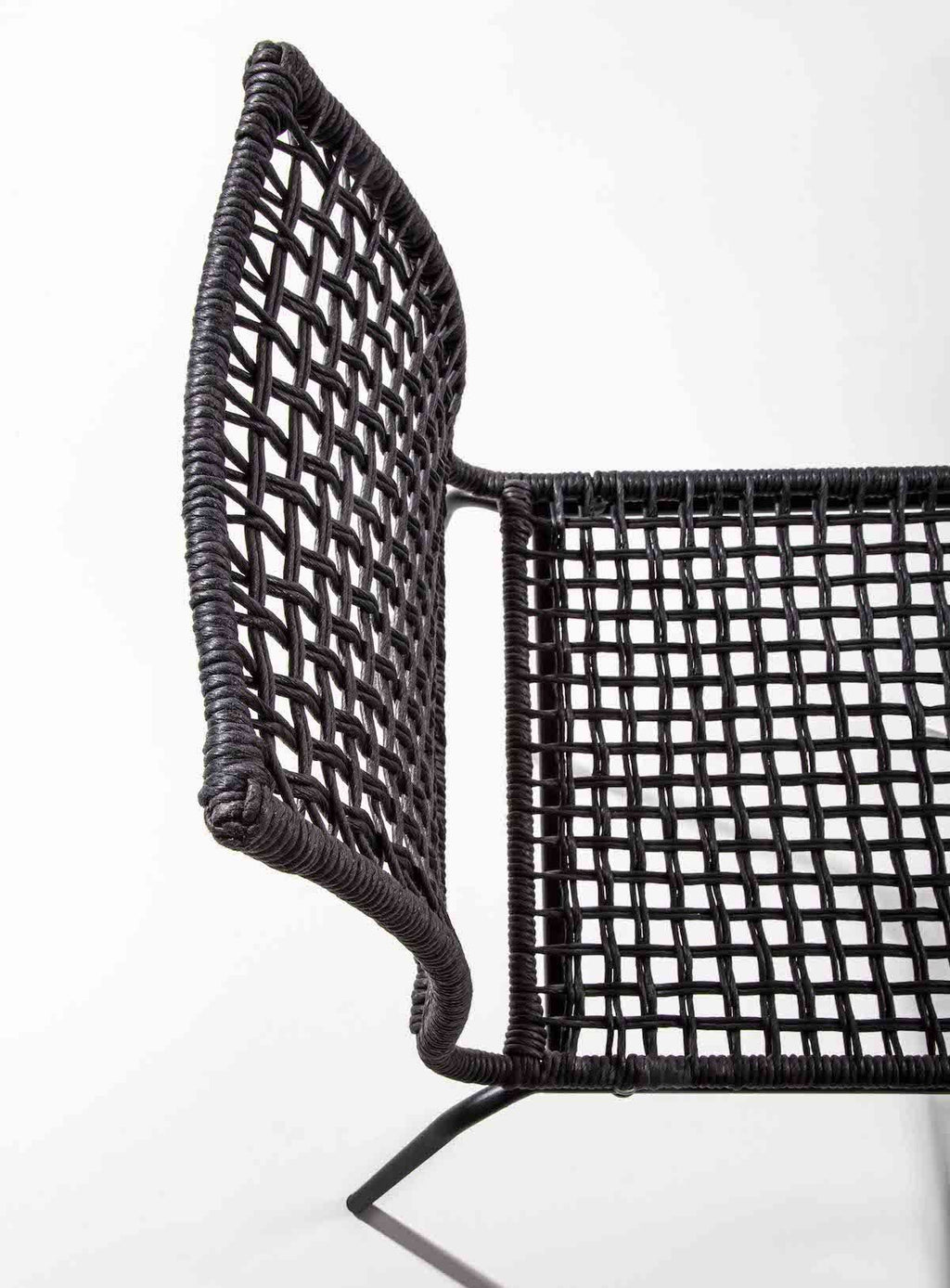 Sedie impilabili Apollonia in corda di juta intrecciata