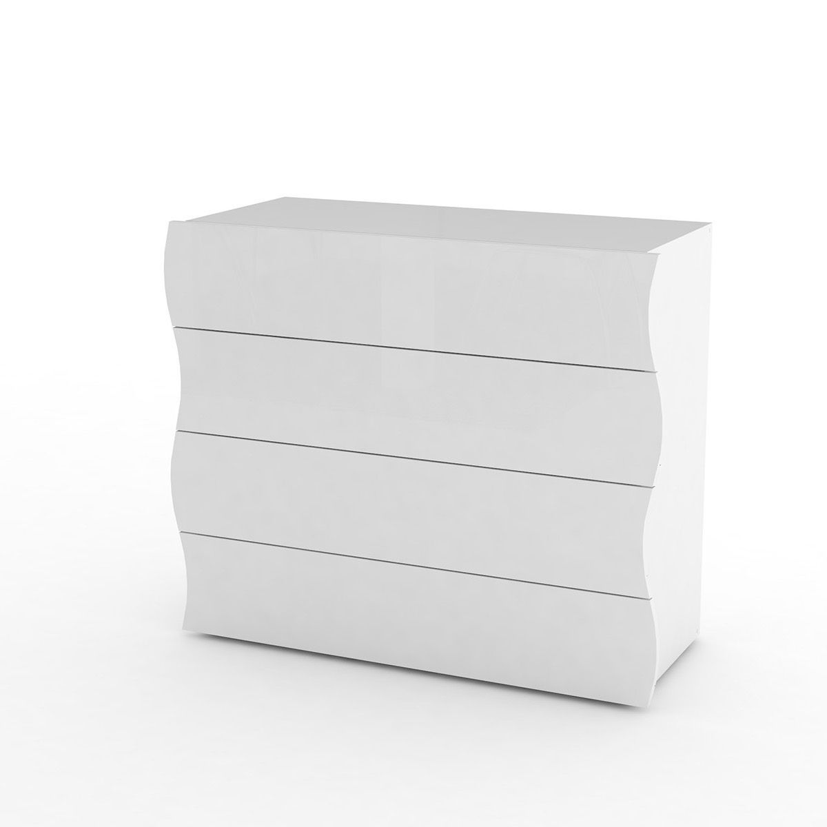 Credenza moderna con 4 cassetti Surf D