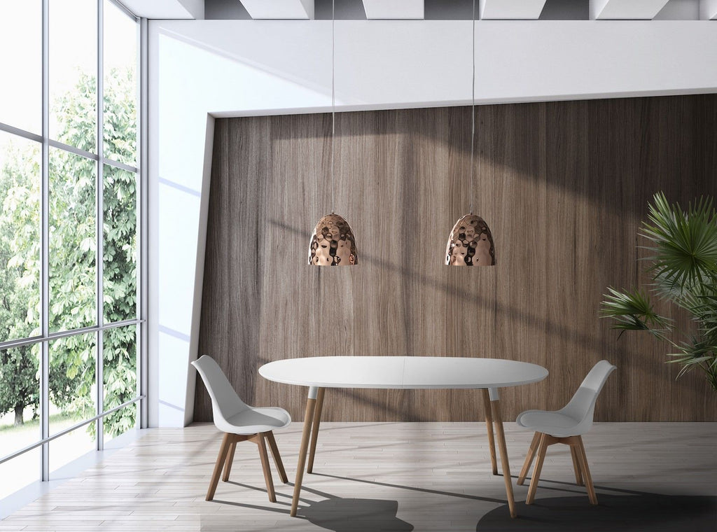 Set 4 sedie design moderno Kirby Evo Wood White