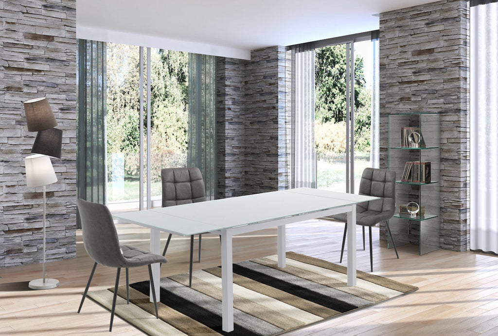 Set 4 sedie imbottite da cucina Miracle Old Grey