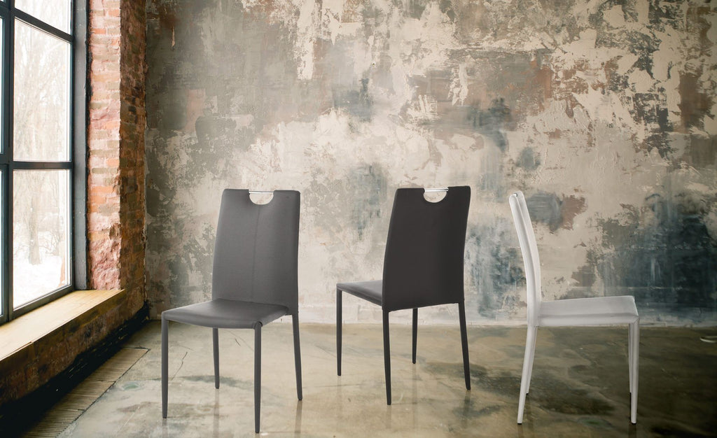 Set 4 sedie impilabili moderne Comeon