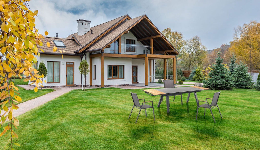 Coppia sedie con braccioli impilabili da giardino Nicoline