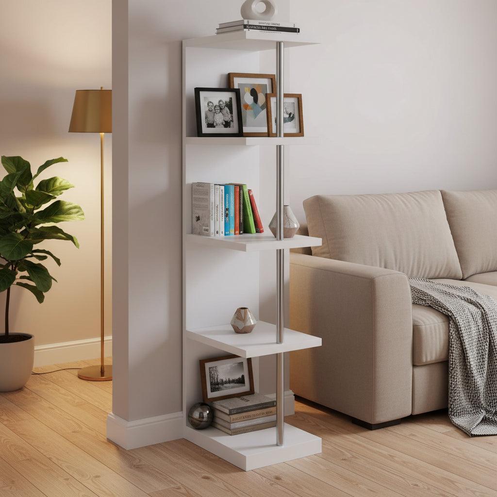 Libreria angolare verticale moderna Clemson
