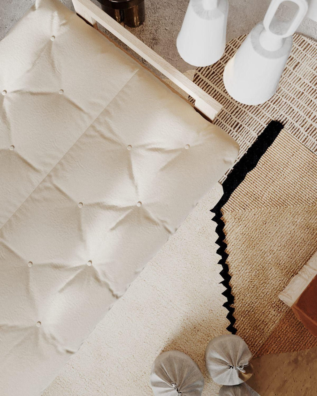 Divano letto in legno massello di faggio Kolari