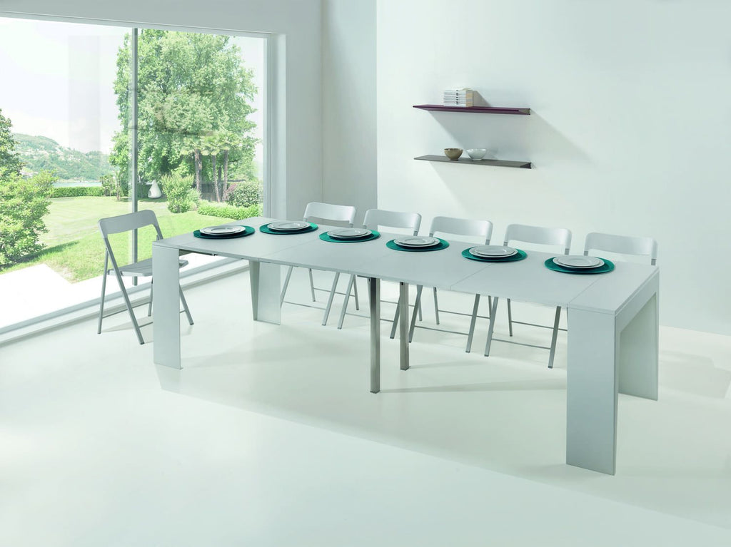 Tavolo consolle allungabile con sedie Glen