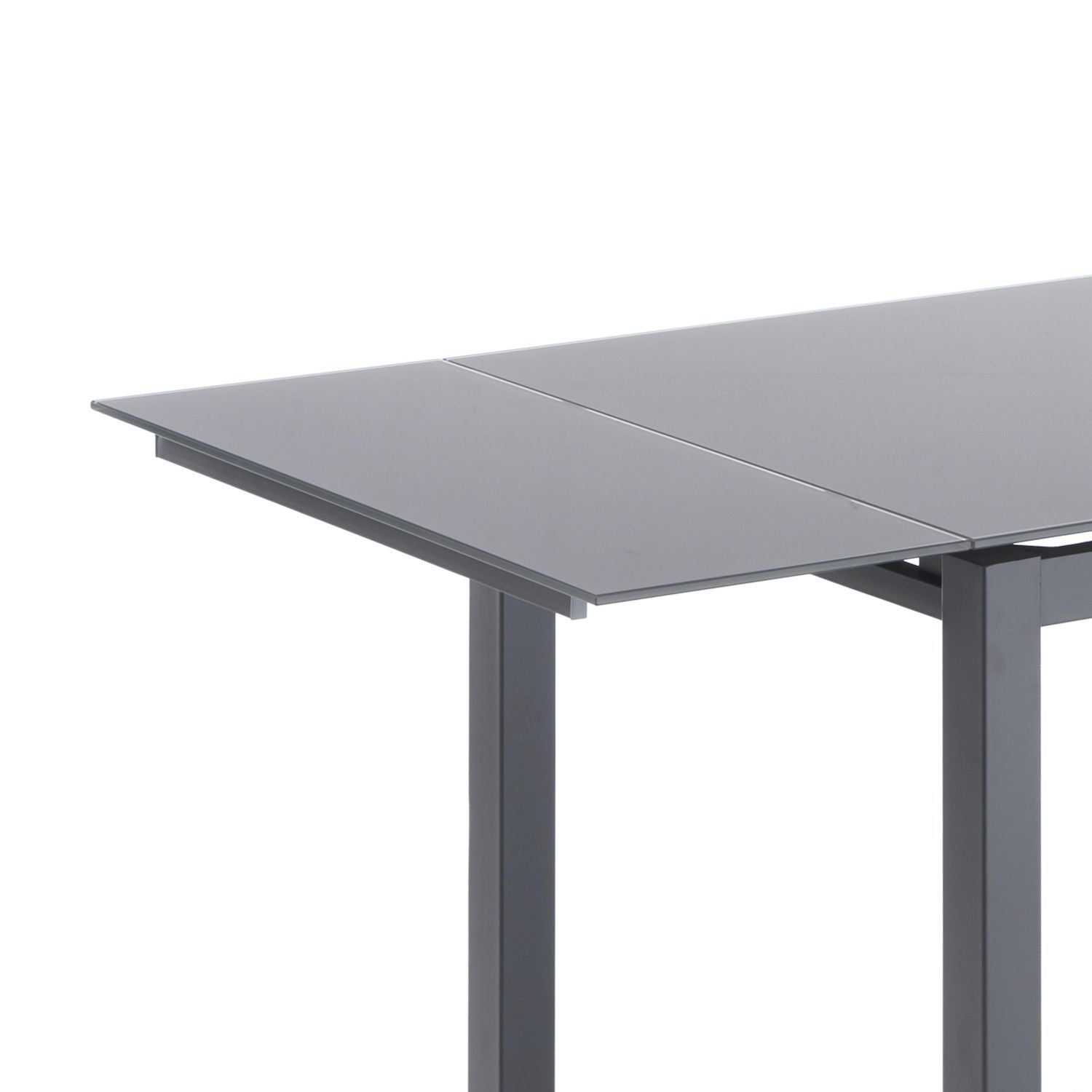 Tavolo rettangolare allungabile 110x70 cm Learn Grey