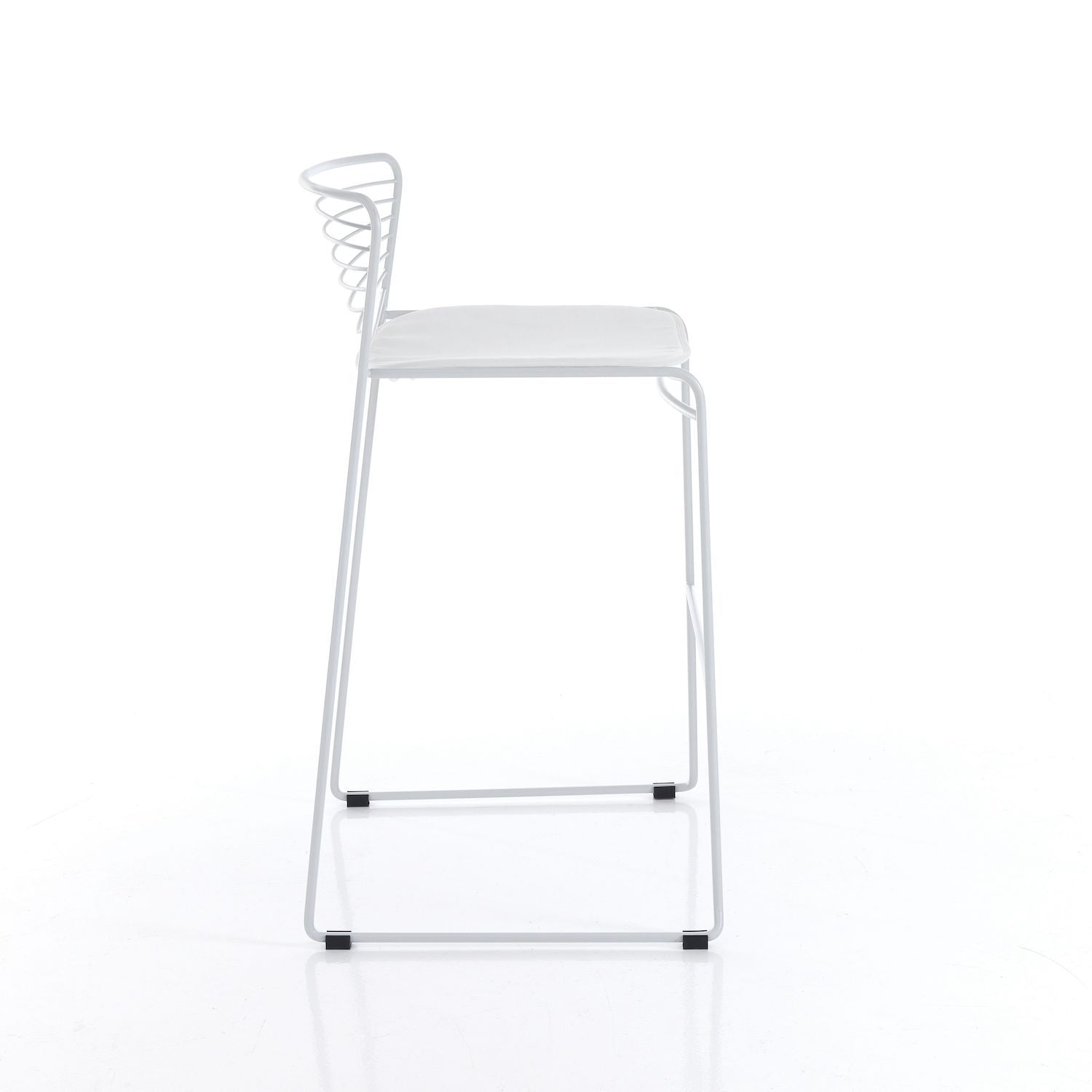 Coppia sgabelli cucina da interno/esterno Cooper White