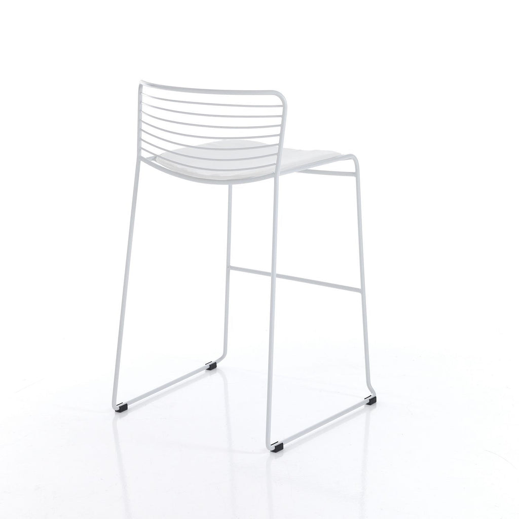 Coppia sgabelli cucina da interno/esterno Cooper White
