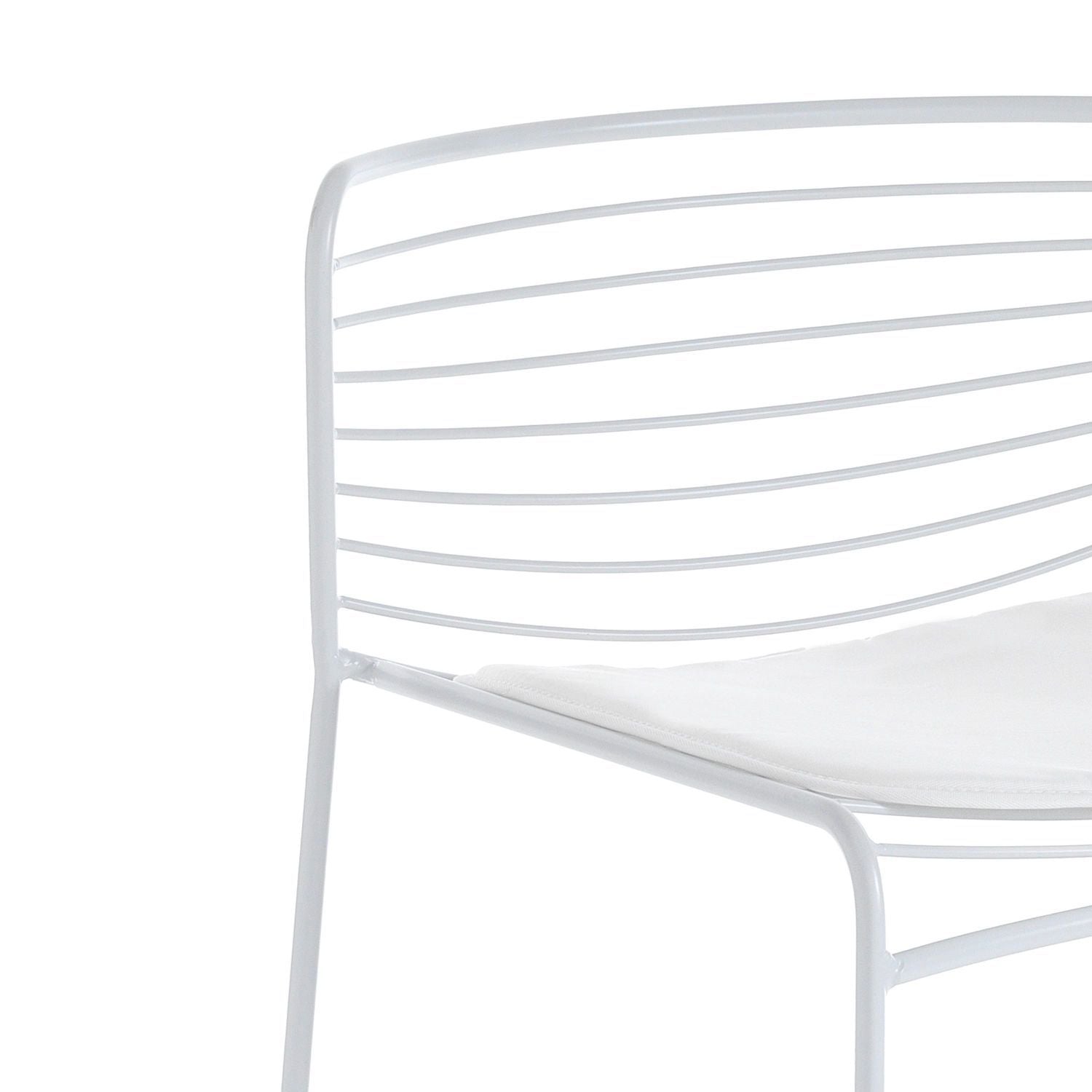 Coppia sgabelli cucina da interno/esterno Cooper White