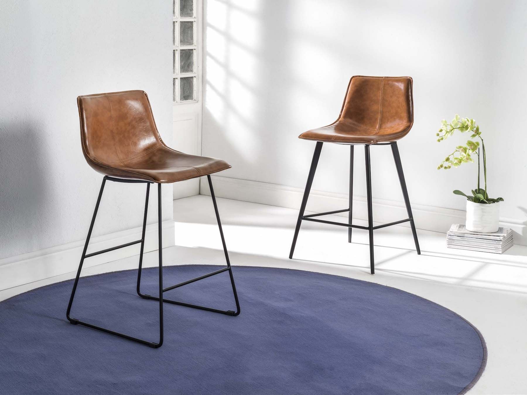 Coppia sgabelli cucina moderni Joel