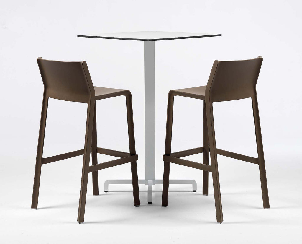 Coppia sgabelli da cucina moderni in polipropilene Kaden