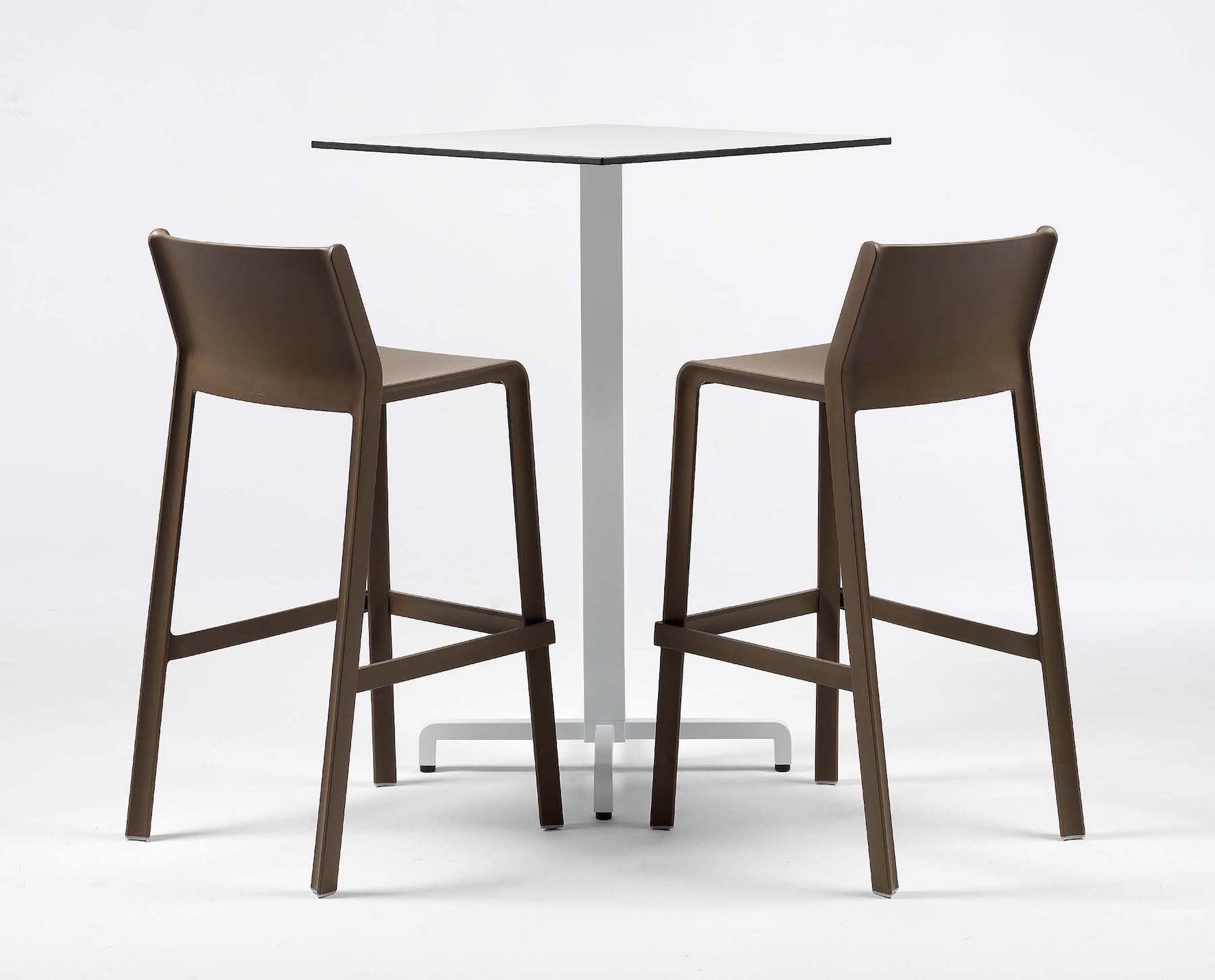 Coppia sgabelli da cucina moderni in polipropilene Kaden