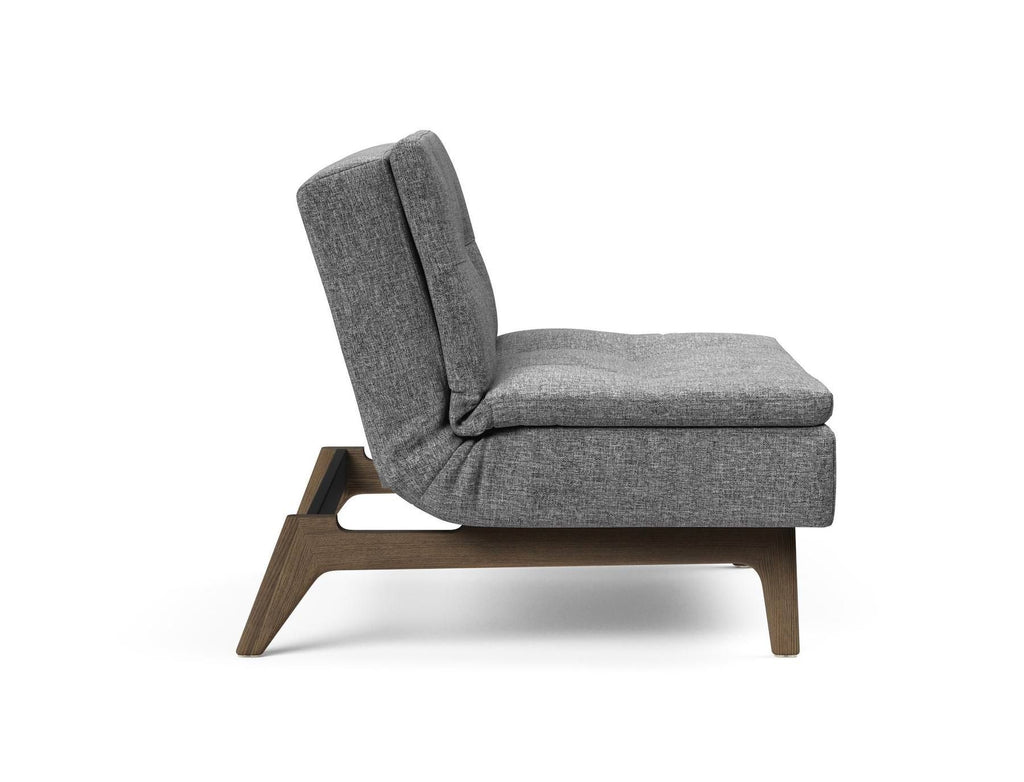 Poltrona camera da letto in tessuto Dublexo