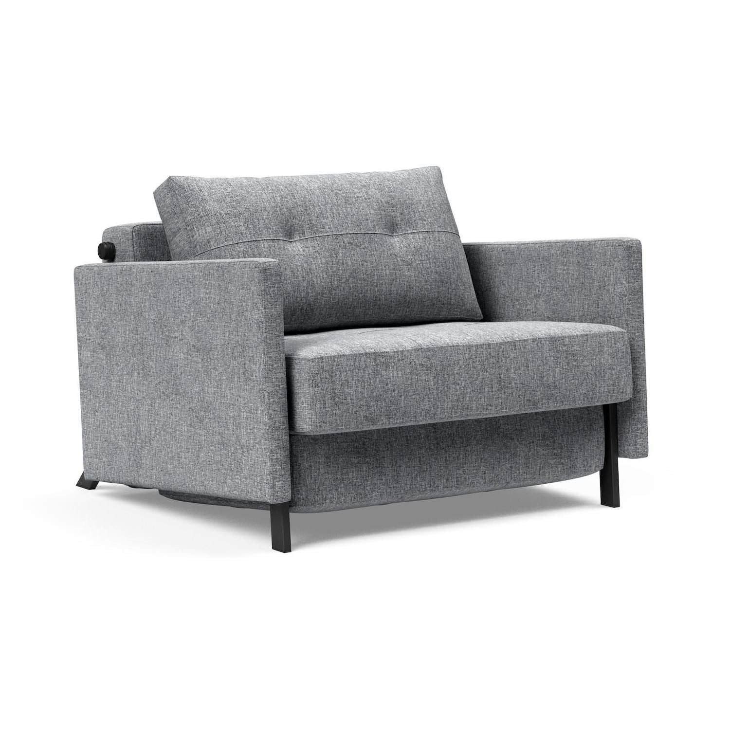 Poltrona letto con braccioli Cubed Arm 90