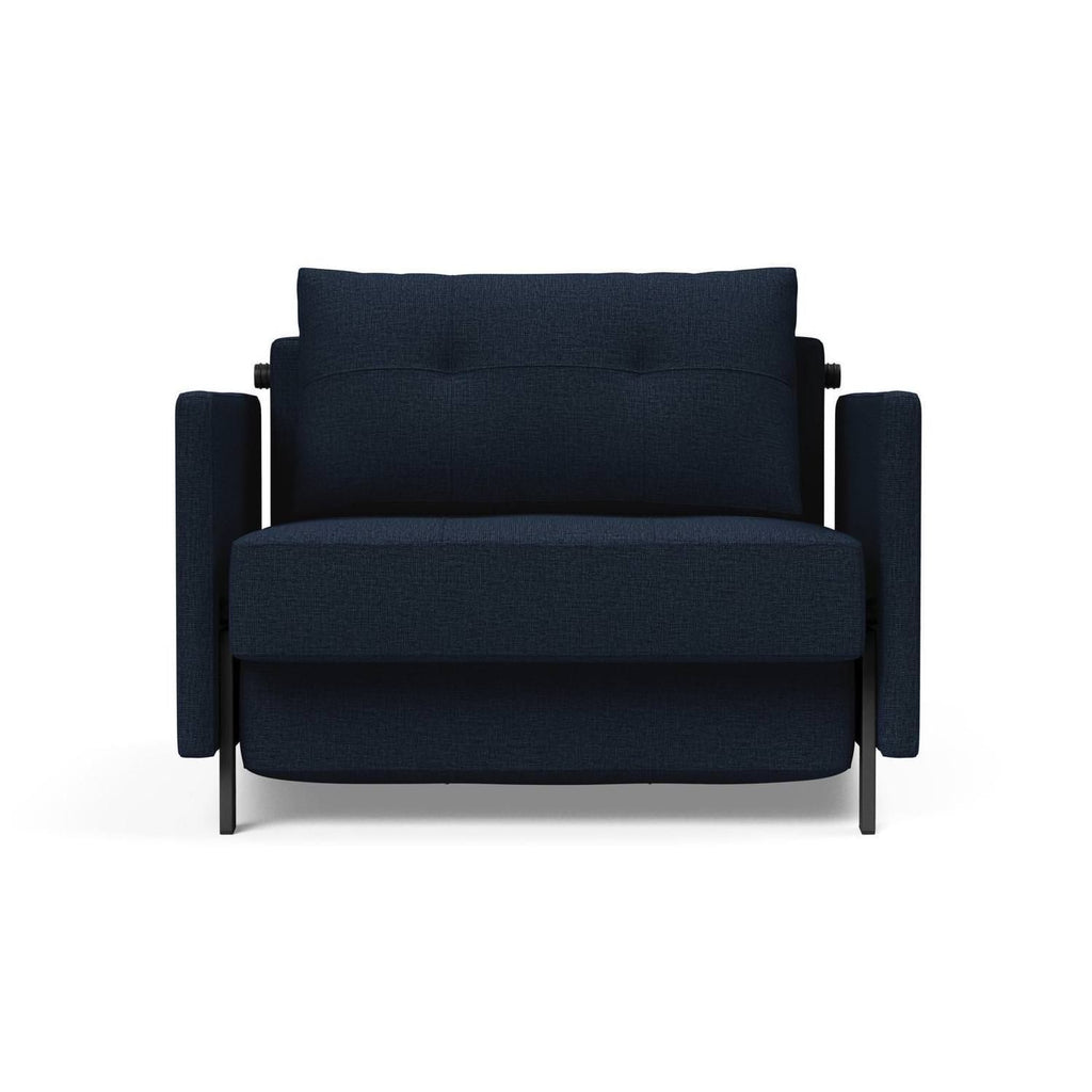 Poltrona letto con braccioli Cubed Arm 90