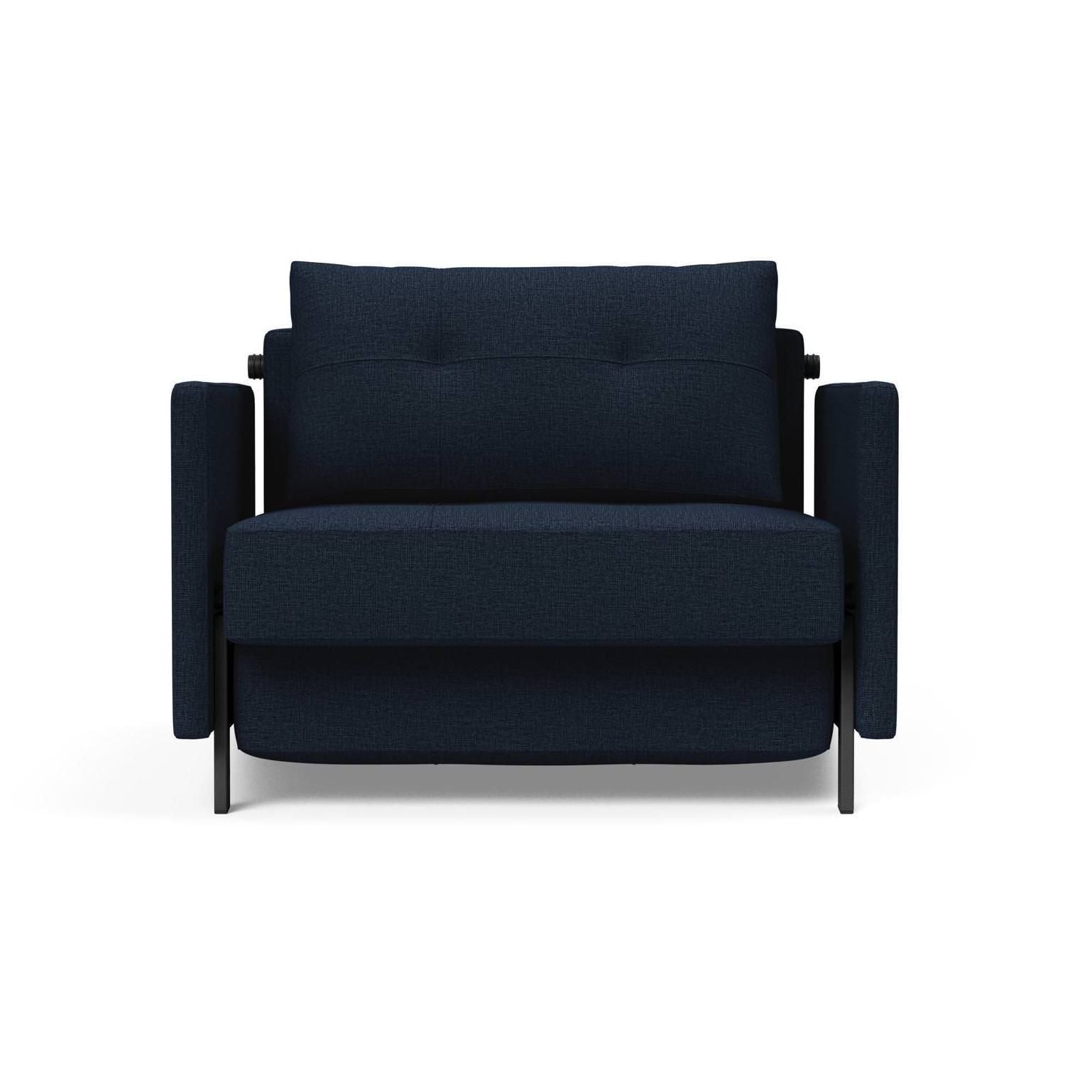 Poltrona letto con braccioli Cubed Arm 90