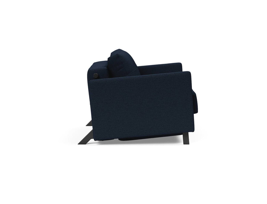 Poltrona letto con braccioli Cubed Arm 90