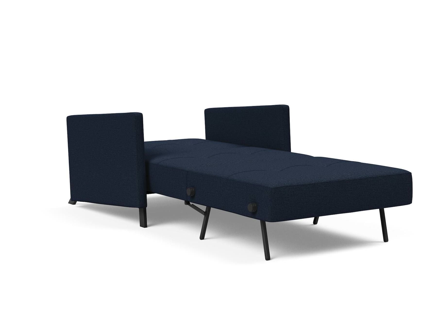 Poltrona letto con braccioli Cubed Arm 90