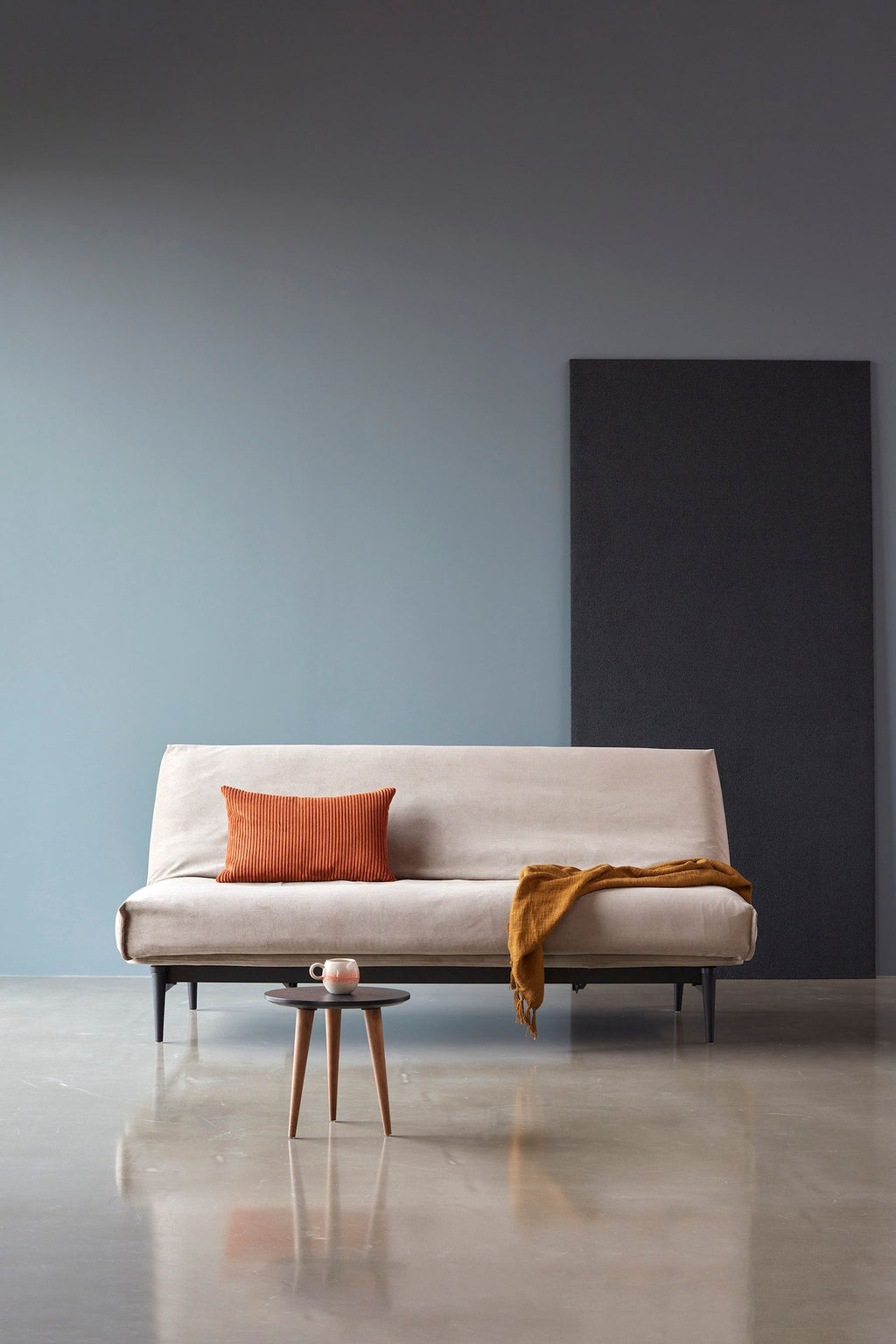 Divano letto a 2 posti sfoderabile Colpus - 318 Cordufine Beige