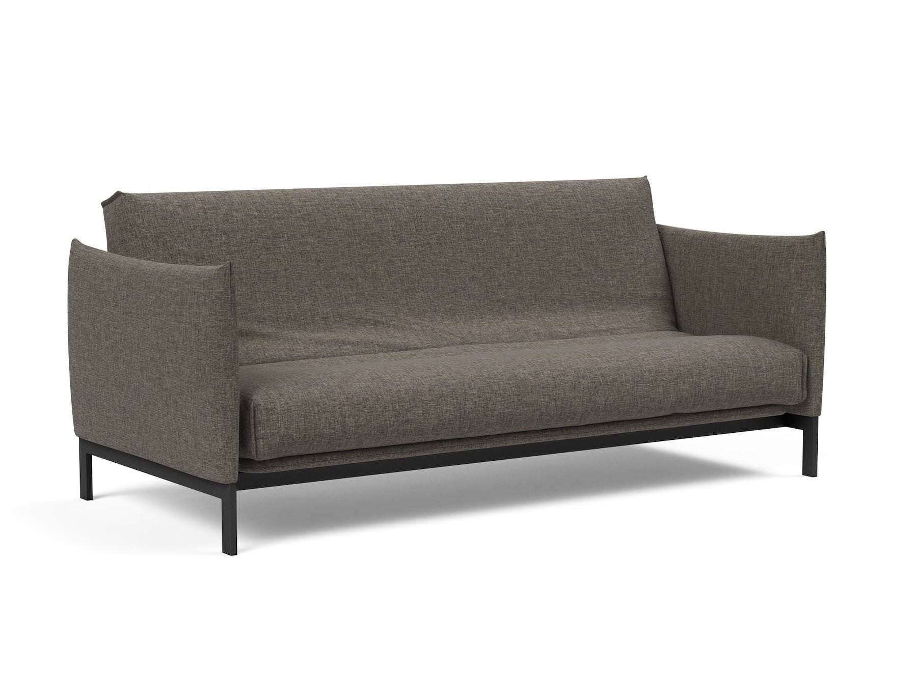 Divano letto a 2 posti sfoderabile Junus - 216 Flashtex Dark Grey