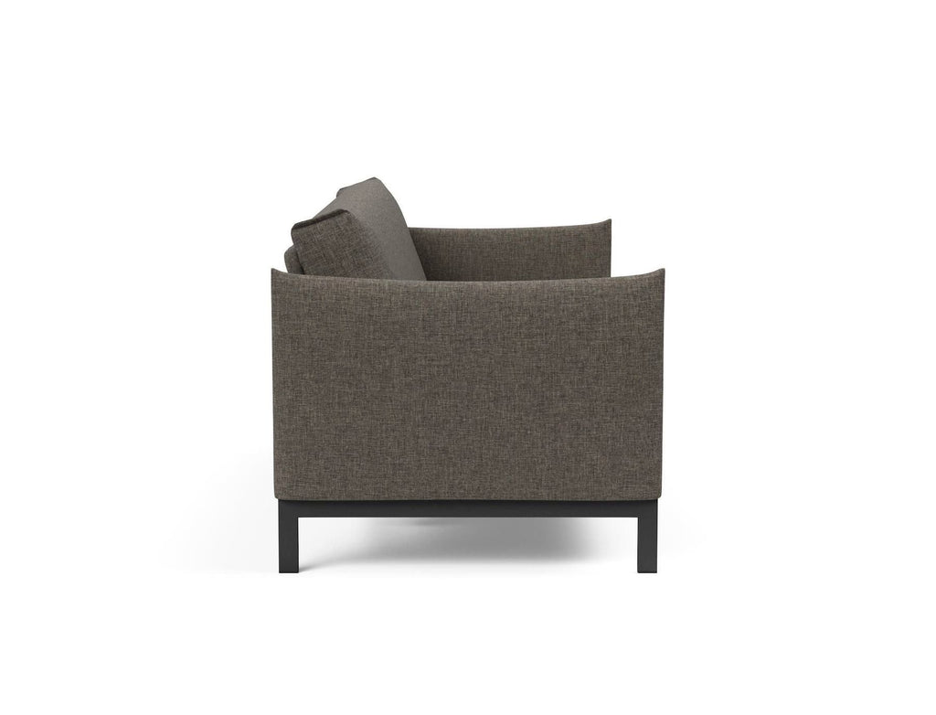 Divano letto a 2 posti sfoderabile Junus - 216 Flashtex Dark Grey