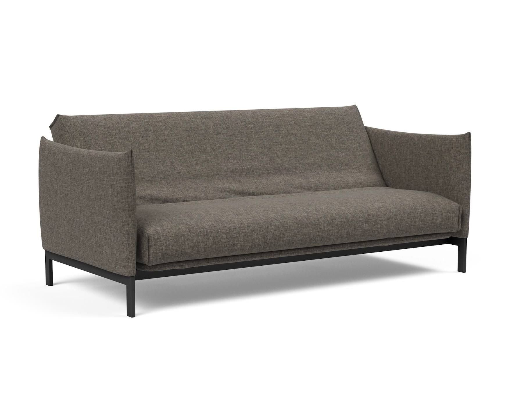 Divano letto a 2 posti sfoderabile Junus - 216 Flashtex Dark Grey
