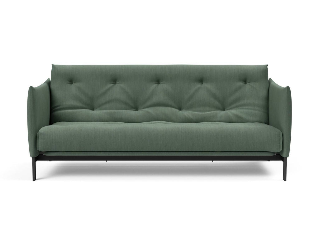 Divano letto a 2 posti con braccioli Junus - 518 Elegance Green