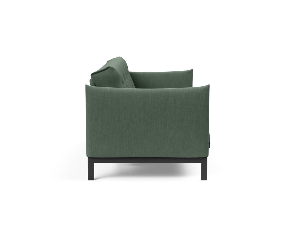 Divano letto a 2 posti con braccioli Junus - 518 Elegance Green