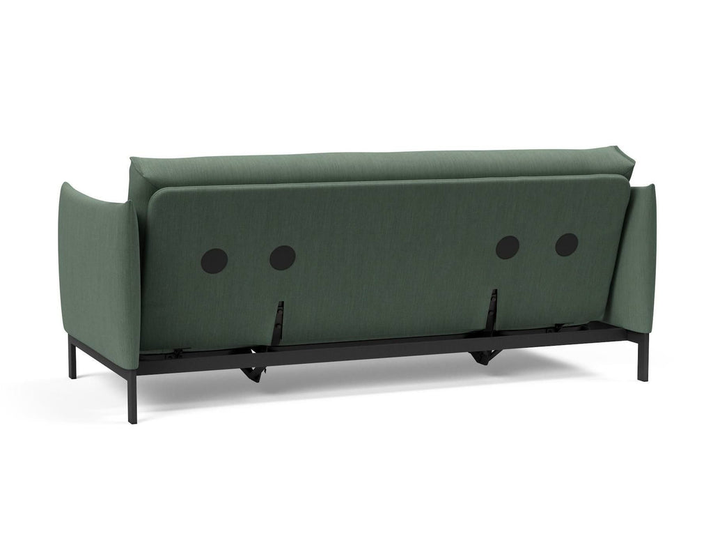 Divano letto a 2 posti con braccioli Junus - 518 Elegance Green