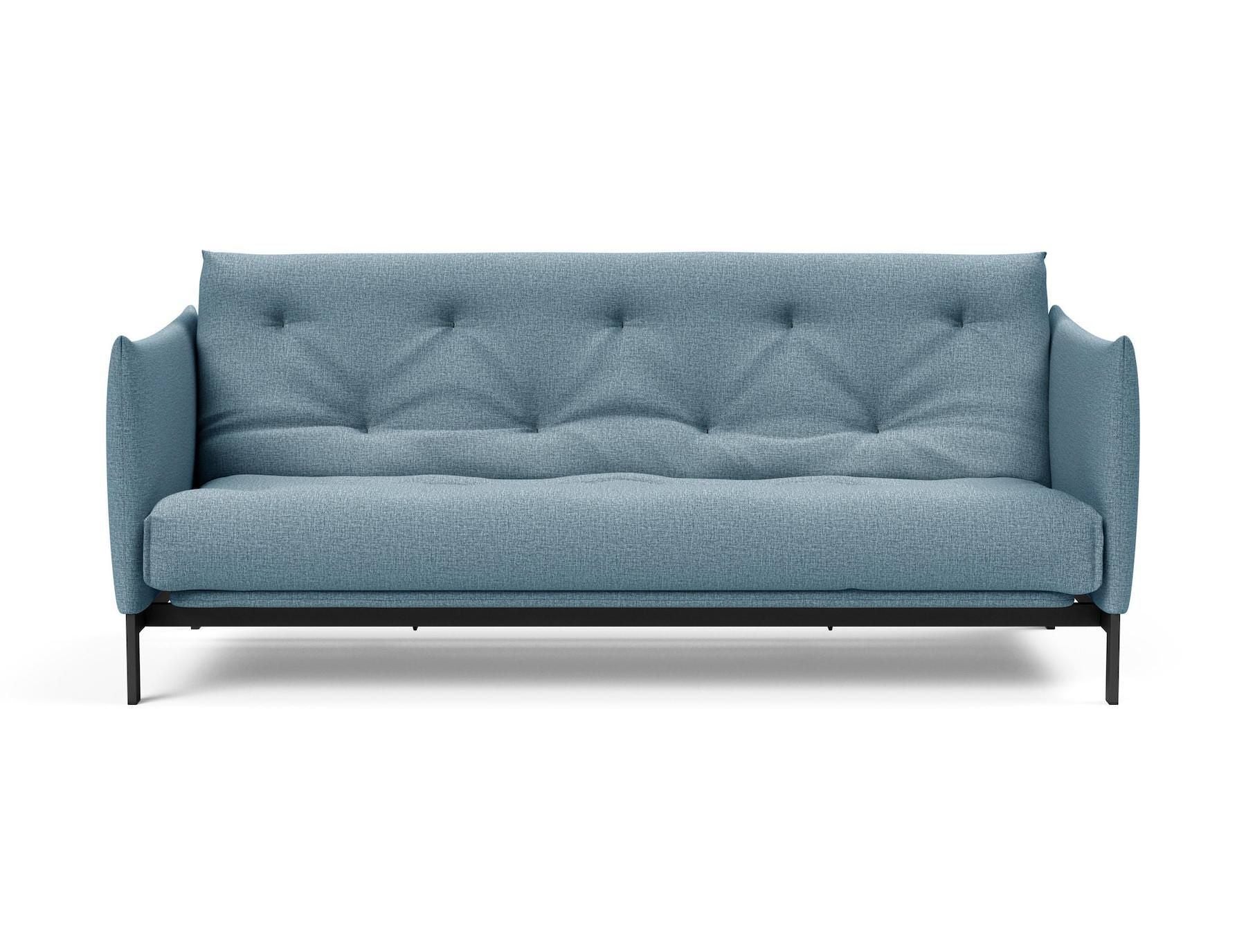 Divano letto a 2 posti con braccioli Junus - 525 Mixed Dance Light Blue