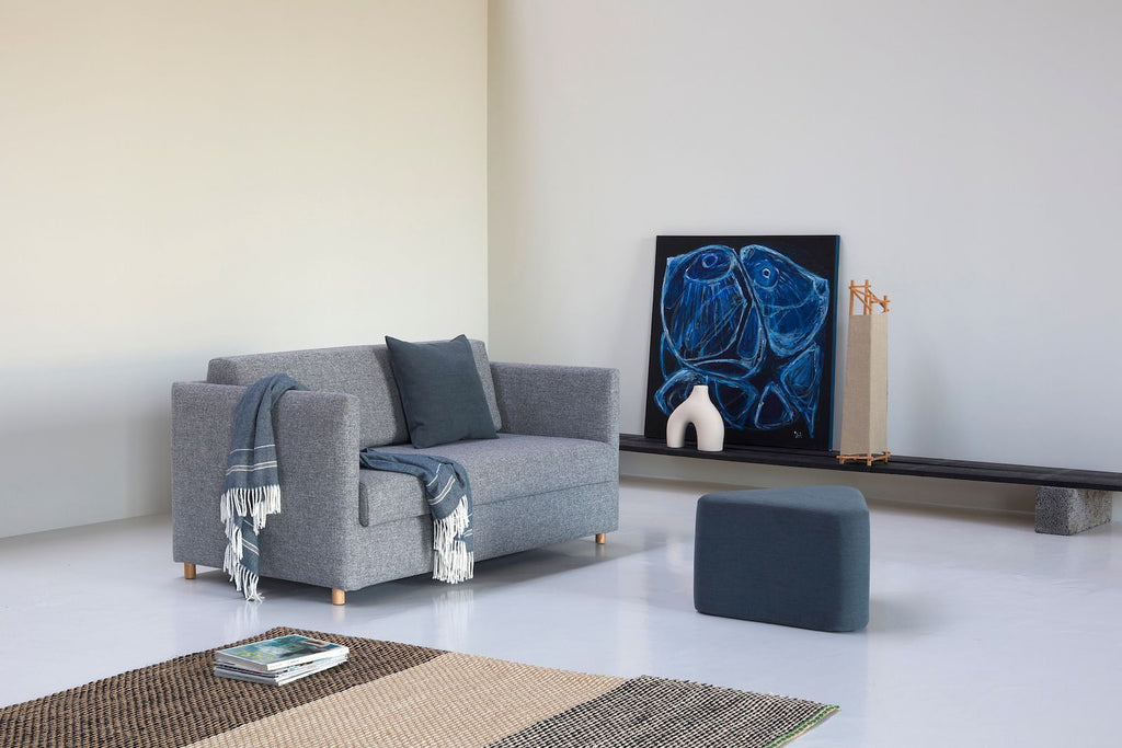 Divanetto letto una piazza e mezza per uso quotidiano o frequente Olan - 565 Twist Granite