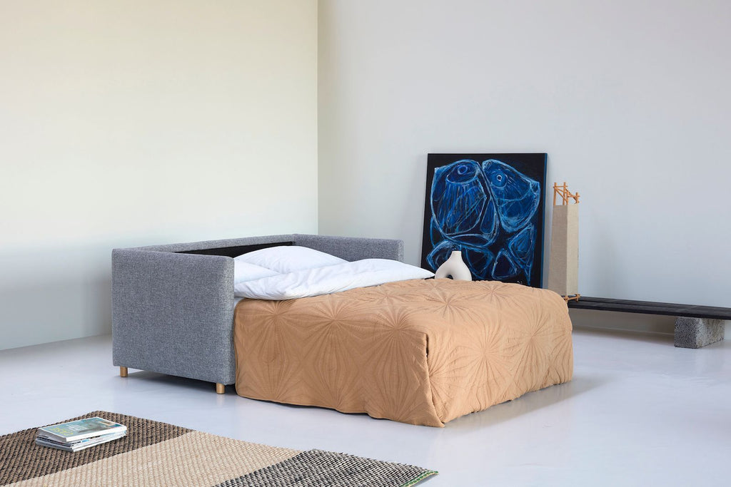 Divanetto letto una piazza e mezza per uso quotidiano o frequente Olan - 565 Twist Granite