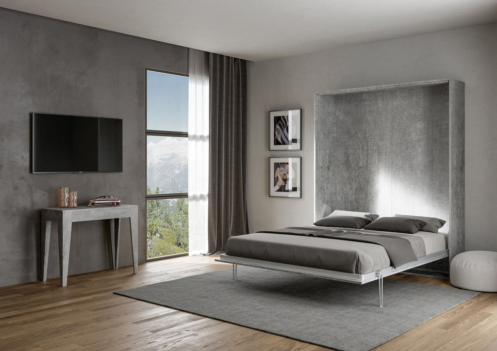 Letto matrimoniale a scomparsa design moderno Lexton