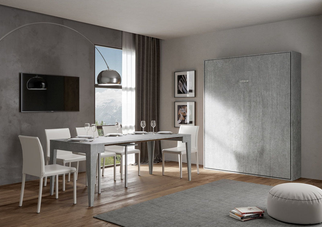 Letto matrimoniale a scomparsa design moderno Lexton