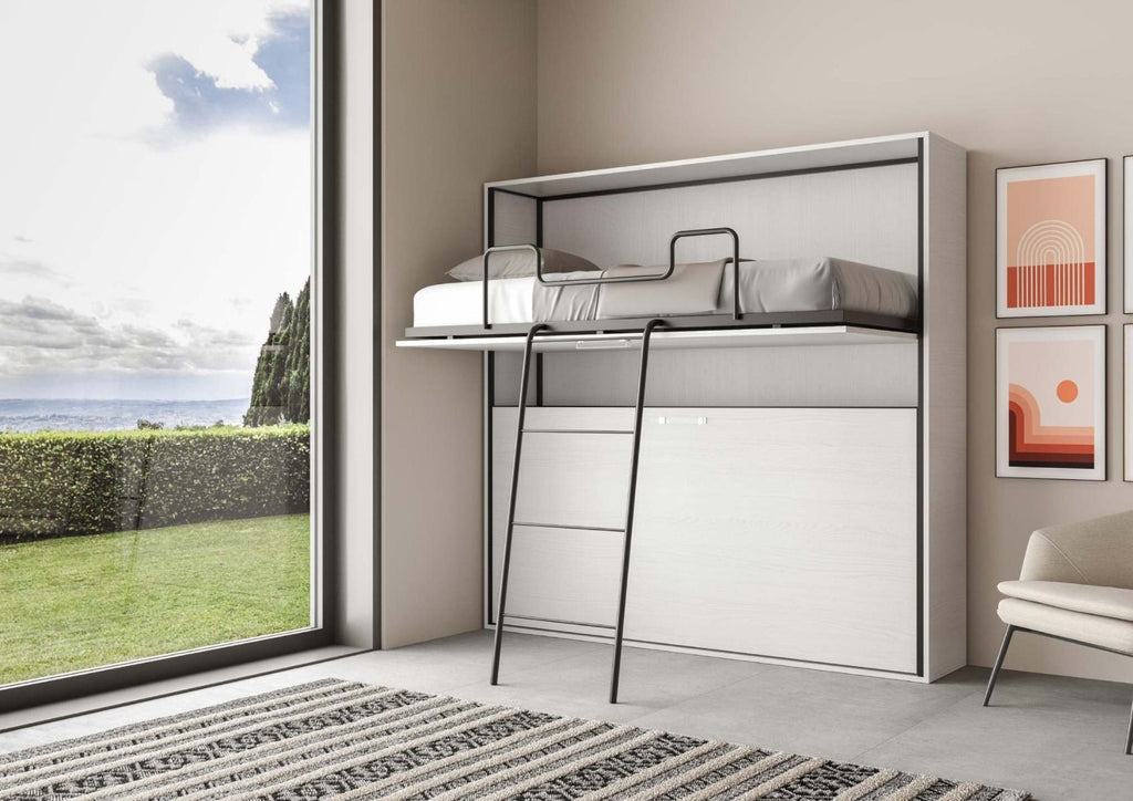 Letto a castello a scomparsa moderno Auda