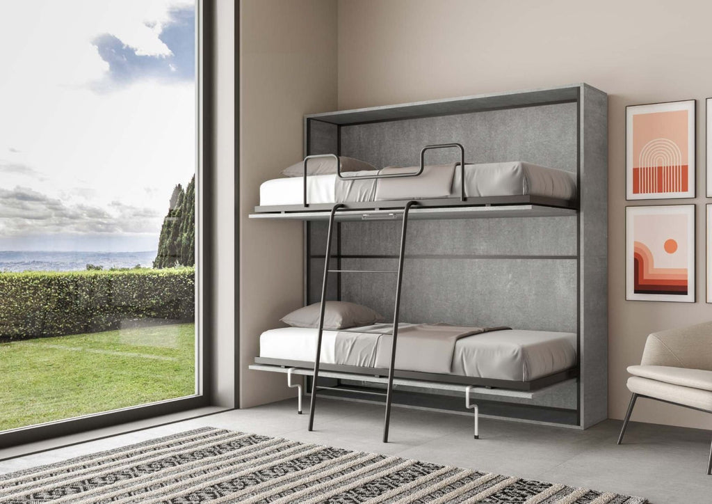 Letto a castello a scomparsa moderno Auda