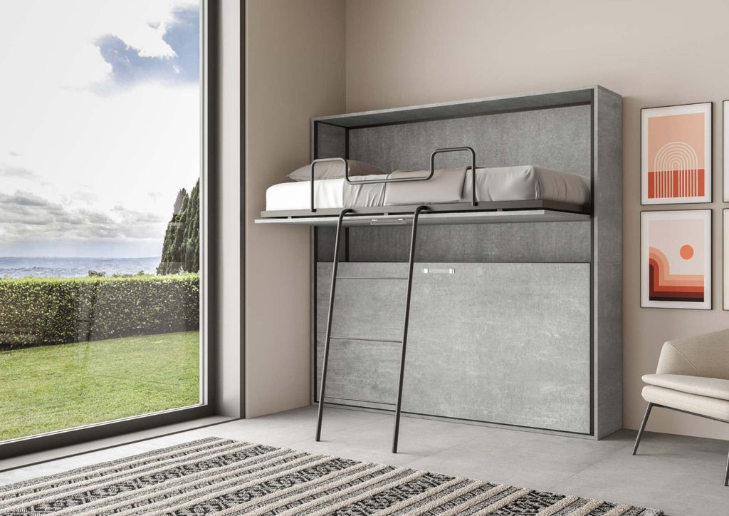 Letto a castello a scomparsa moderno Auda