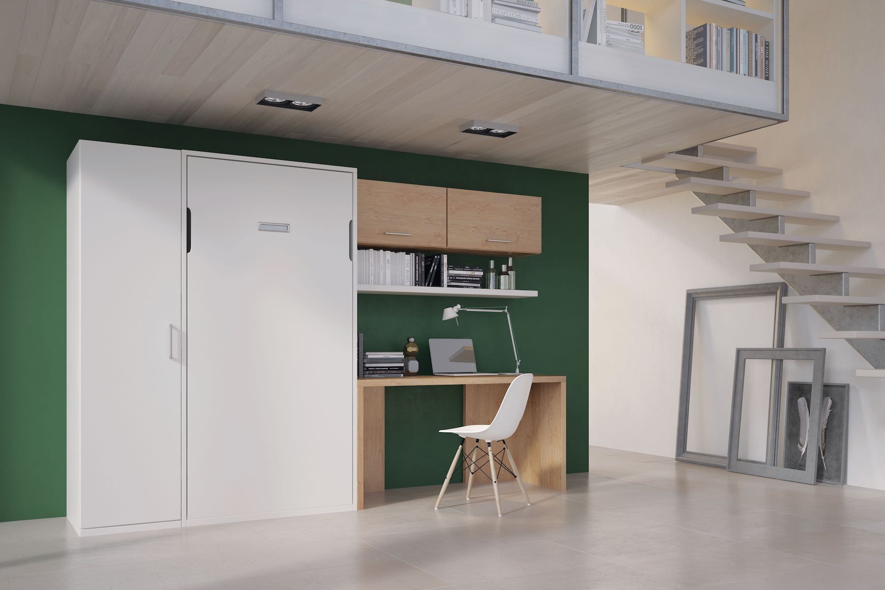 Letto a castello a scomparsa per cameretta bambini Rapido