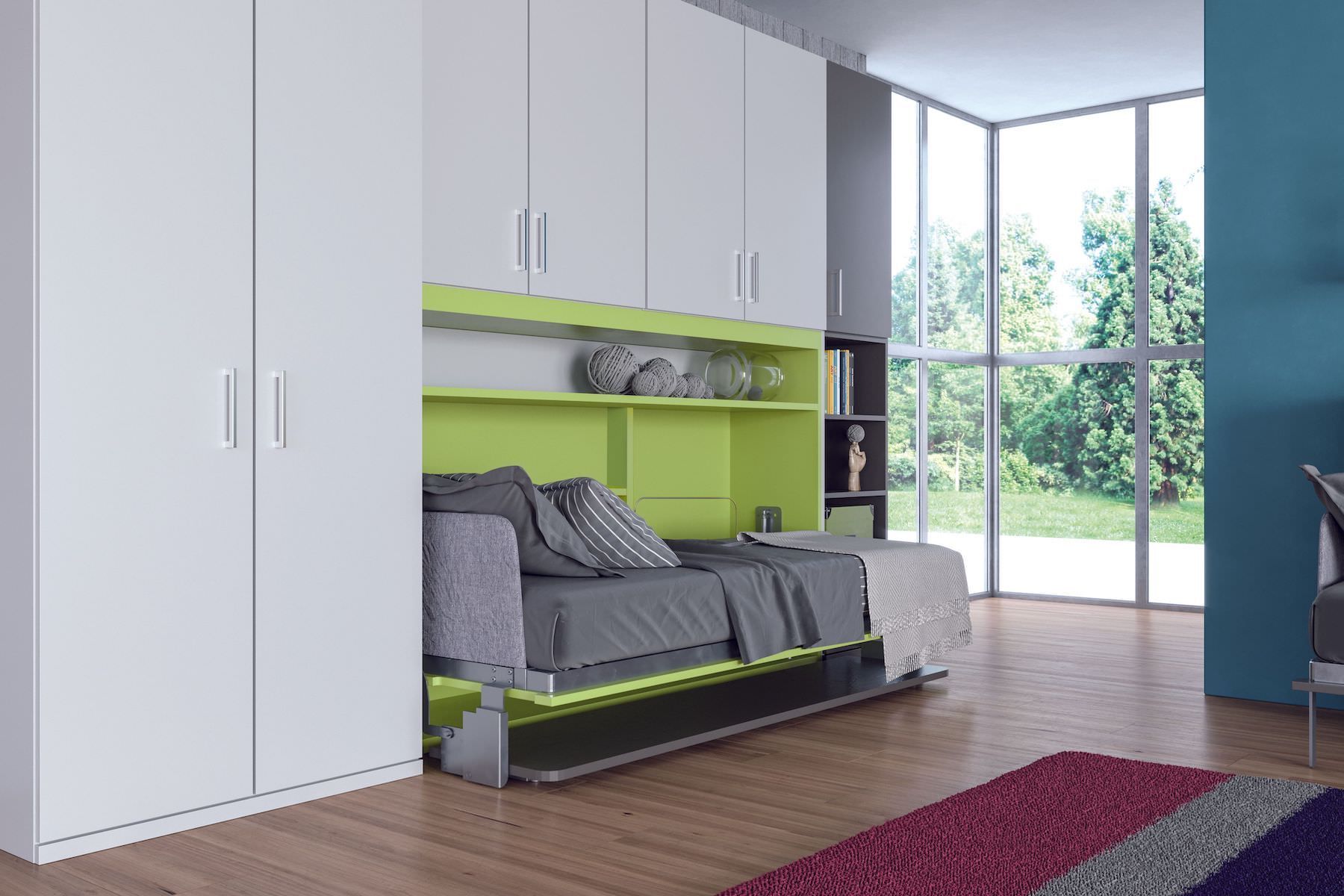 Letto singolo a scomparsa con scrivania Pronto